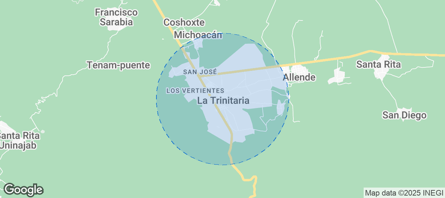 La Trinitaria Airbnb map